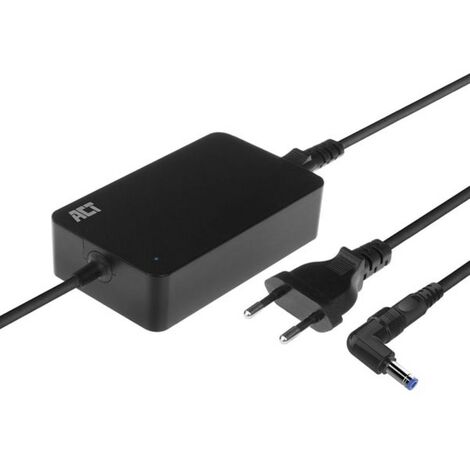 ACT Chargeur pour ordinateurs portables jusqu'à 15,6", 65W, modèle mince, 8 embouts