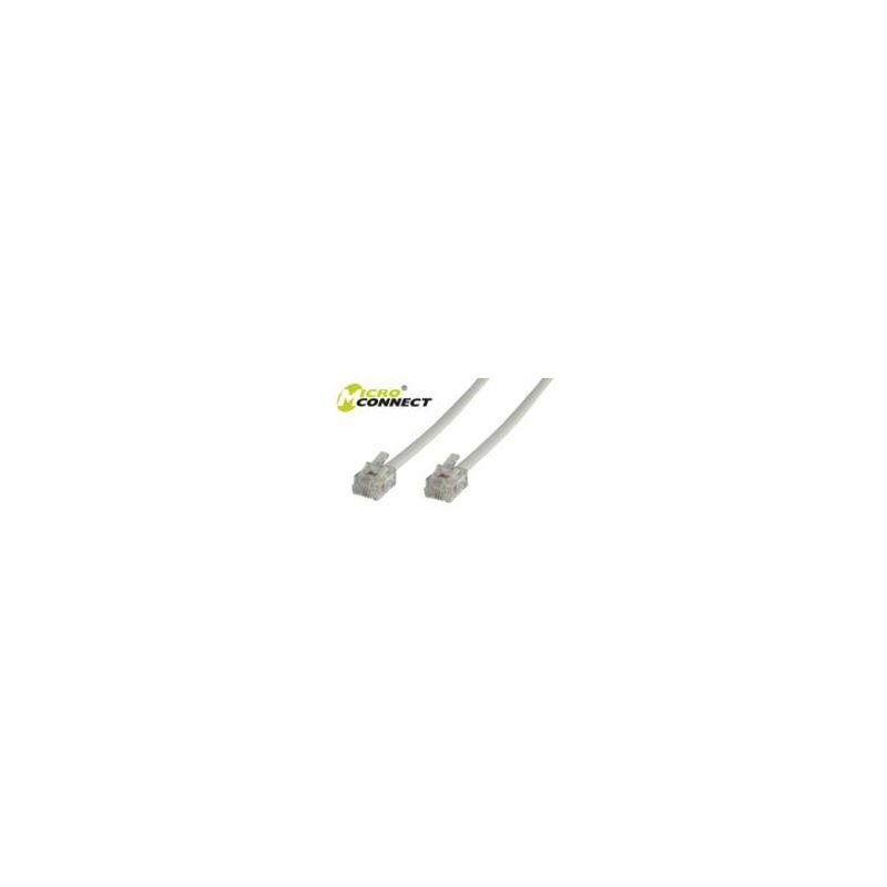 

ACT RJ12 - RJ12 cable, White 5.0m 5 m Blanco