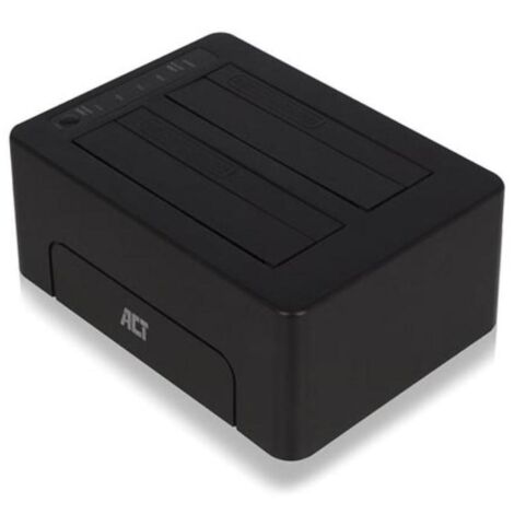 ACT Station d'accueil pour double disque dur SATA USB 3.2 Gen1 vers 2.5" et 3.5".