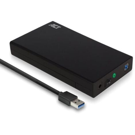 ACT USB 3.2 Gen1 (USB 3.0) 3.5" SATA Festplattengehäuse schraubenlos