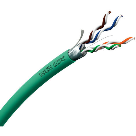 Actassi - câble CL-C - Cat6 F/UTP D - 4paires 250Mhz - vert - au mètre linéaire (VDICD136218)