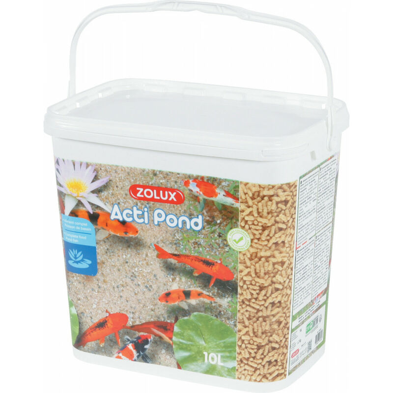 

Acti Pond 10 litros de alimento completo para peces.