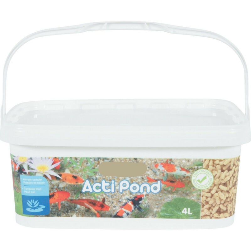 Nourriture Acti pond stick standard 4 litres pour poisson de bassin Zolux