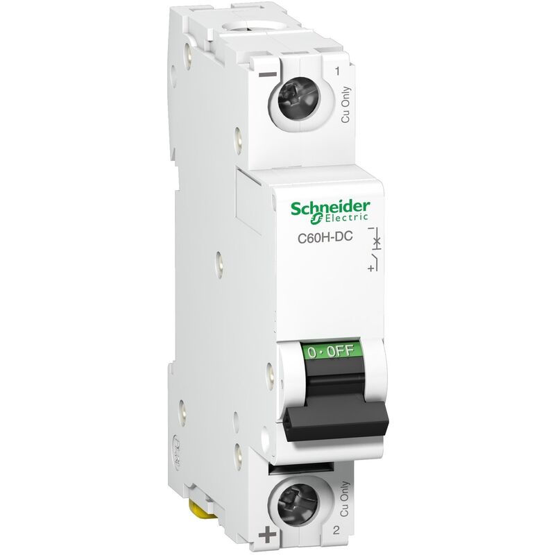 Schneider Electric - C60H-DC disjoncteur 250Vdc 1A 1P c - A9N61501