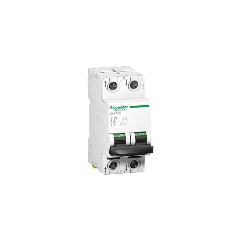 Schneider Electric - Disjoncteur C60H-DC 500Vdc 32A 2P c - A9N61535