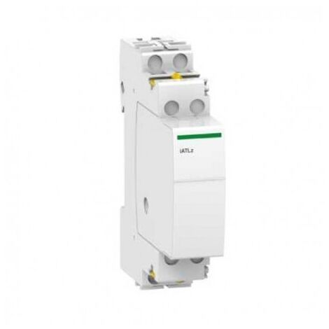 Acti9, iATLz auxiliaire de commande par bouton-poussoir lumineux 130...240VCA (A9C15413)