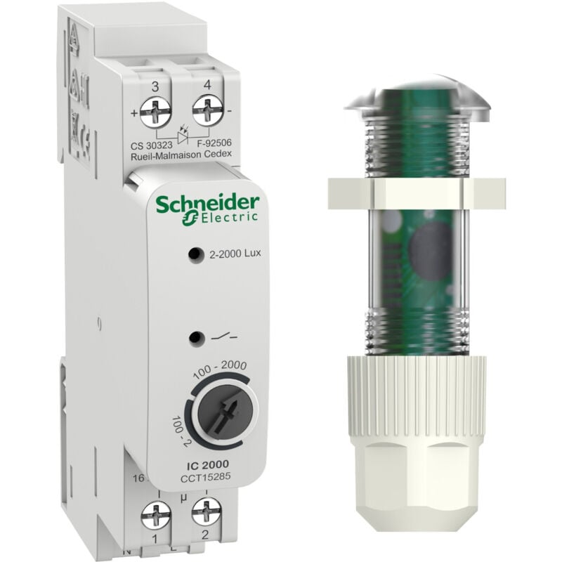 Schneider Electric - Acti9 IC2000 - interrupteur crépusculaire - avec cellule tableau