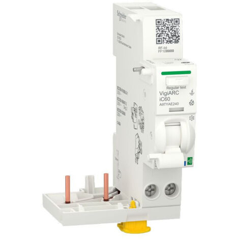 Acti9 iC60 module détecteur arc diff 30mA ASI  connecté pour disj iC60 2P 40A (A9TYAE240)