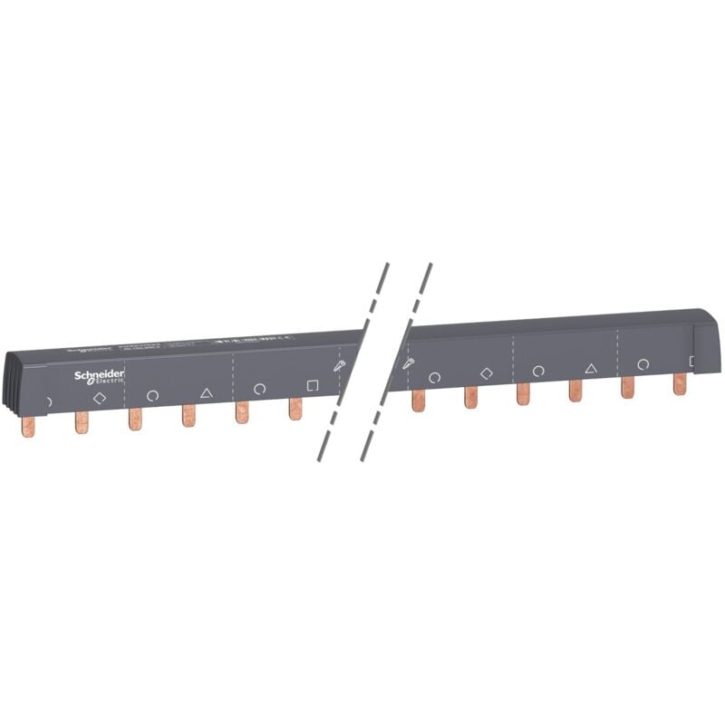 Schneider Electric - Acti9 iC60 - peigne à dents - 3 x n+p - 100A - 24 modules de 18mm - A9XPH524