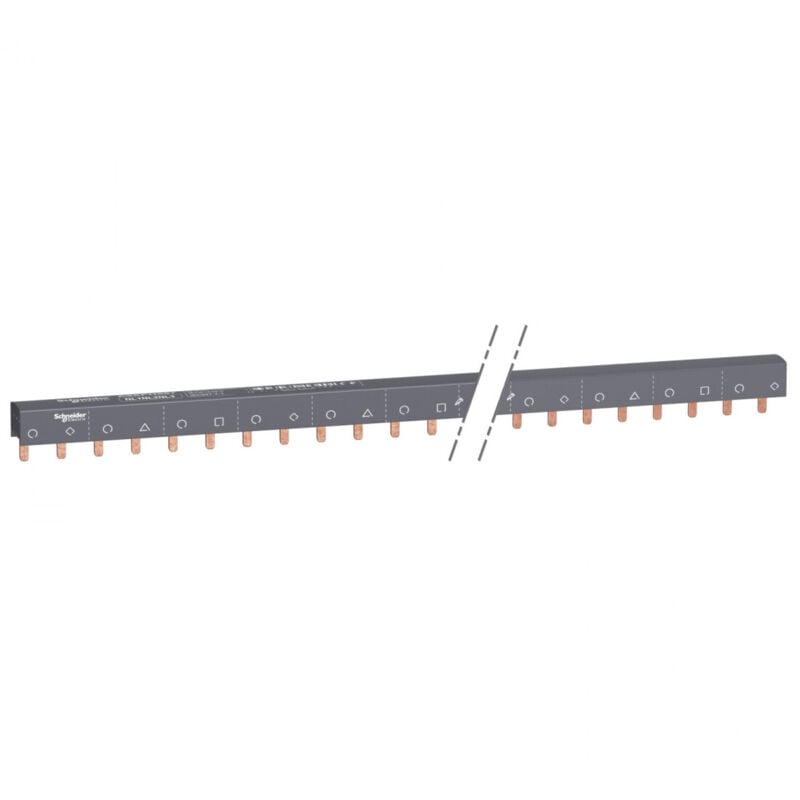 Schneider Electric - Acti9 iC60, peigne à dents, 3 x n+p, 100A, 57 modules de 18mm - A9XPH557