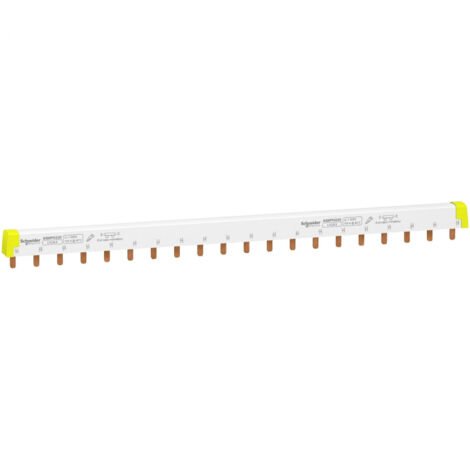 Acti9 iC60 - peigne de raccordement à dents - 3P - 100A - 20 modules de 18mm (A9XPH320)