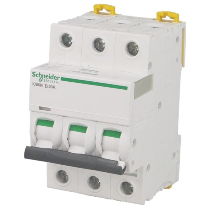 Schneider Electric - A9f75363 - Disjoncteur Courbe d Triphasé 63a - 3p - 10ka - à Vis Acti9 Ic60n
