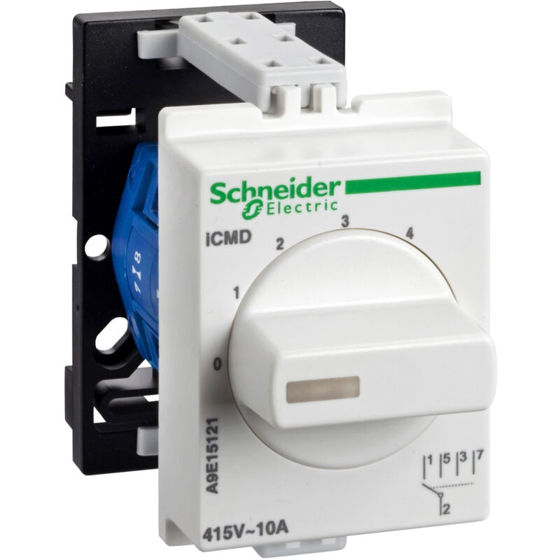 A9e15121 Schneider - Commutateur Inverseur Rotatif 4 Directions 10a 415vca - Acti9 Icmd
