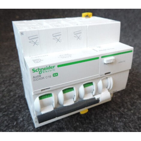 ACTI9 iDD40K XA - disjoncteur différentiel auto - 3P+N C 16A 4500A/4,5kA 30mA AC