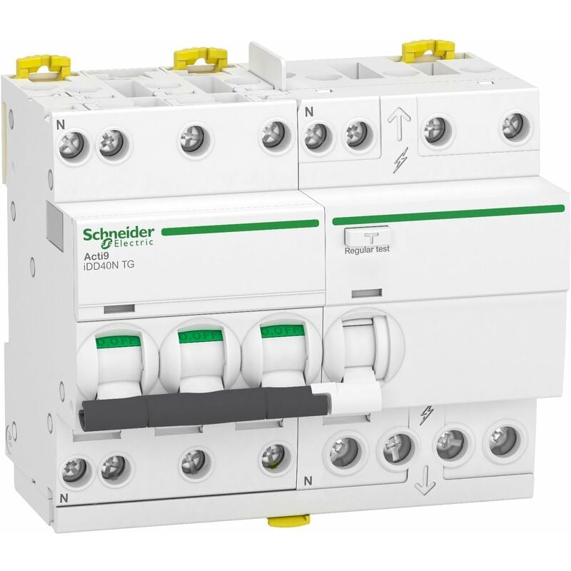 Schneider Electric - Acti9 iDD40N - disjoncteur différentiel tête de group - 3P+N c 32A 10kA 300mA ac