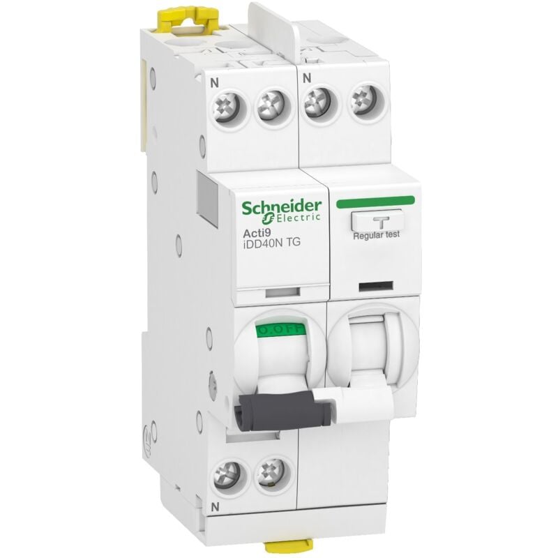 Schneider Electric - Acti9 iDD40N - disjoncteur différentiel tête de groupe - 1P+N c 25A 10kA 30mA ac