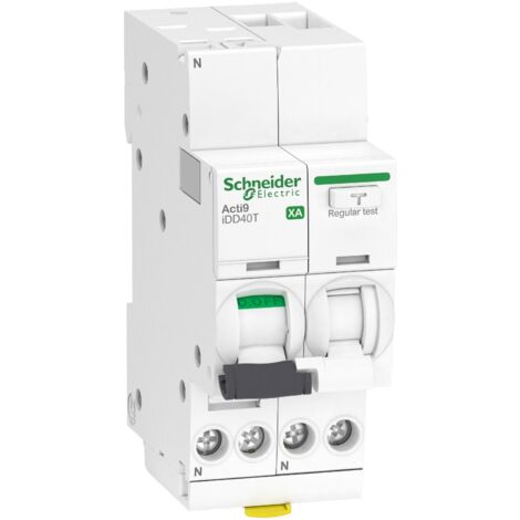 ACTI9 iDD40T XA - disjoncteur différentiel auto - 1P+N C 10A 4500A/6kA 30mA A SI (A9DQ2610)