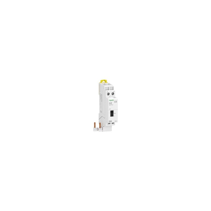 Schneider Electric - Acti9 iDT40 ct - contacteur à selecteur - raccord rapid - 25A 2P contact 2F 230V