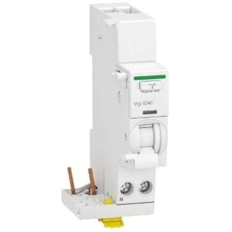 Acti9 iDT40 module diff Vigi départ iDT40 1P+N 40A 30mA type AC - A9Y82640