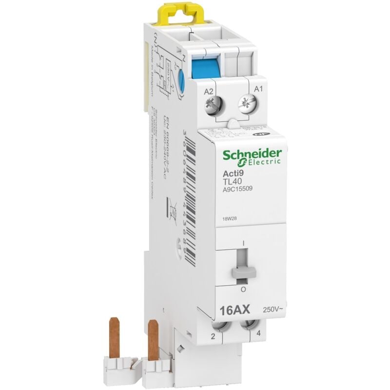 Schneider Electric - Acti9 iDT40 tl - télérupteur à raccordement rapide - 16A - 2P - 230V