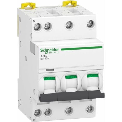 Acti9 iDT40N - disjoncteur modulaire - 3P+N C 32A 6000A/10kA