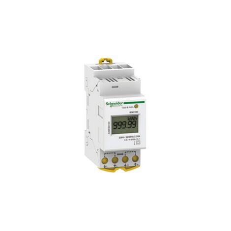 Acti9 iEM - compteur d energie modulaire monophasé - 230V - 63A - A9MEM2100