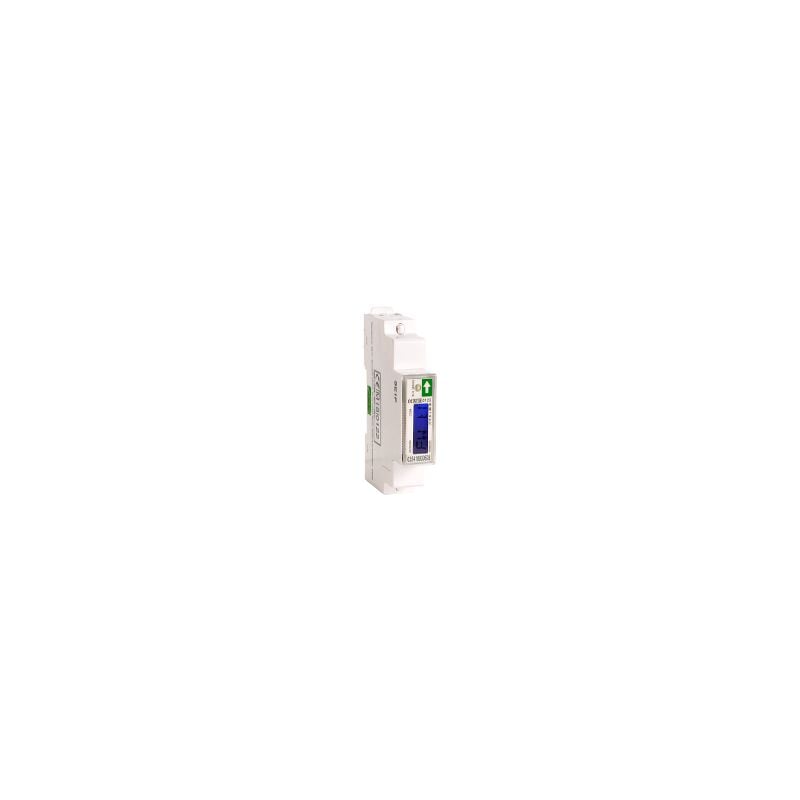 Schneider Electric - Acti9 iEM - compteur d'energie mono - 230V - 45A - afficheur Modbus - mid - A9MEM2055