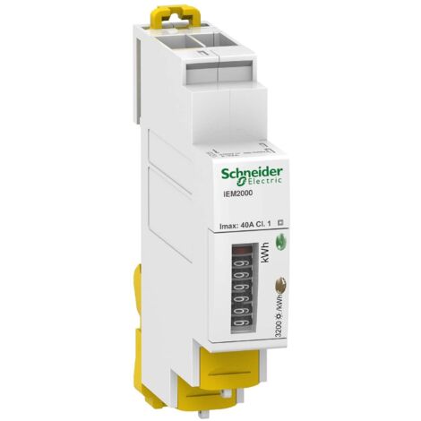 Acti9 iEM - compteur d'énergie mono - 40A - MID  - A9MEM2000