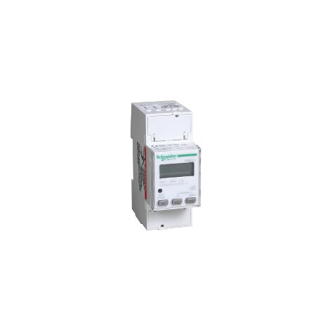 Acti9 iEM - Compteur d'energie MiD monophasé - 230V - 63A Afficheur impulsionnel , Schneider Réf A9MEM2110