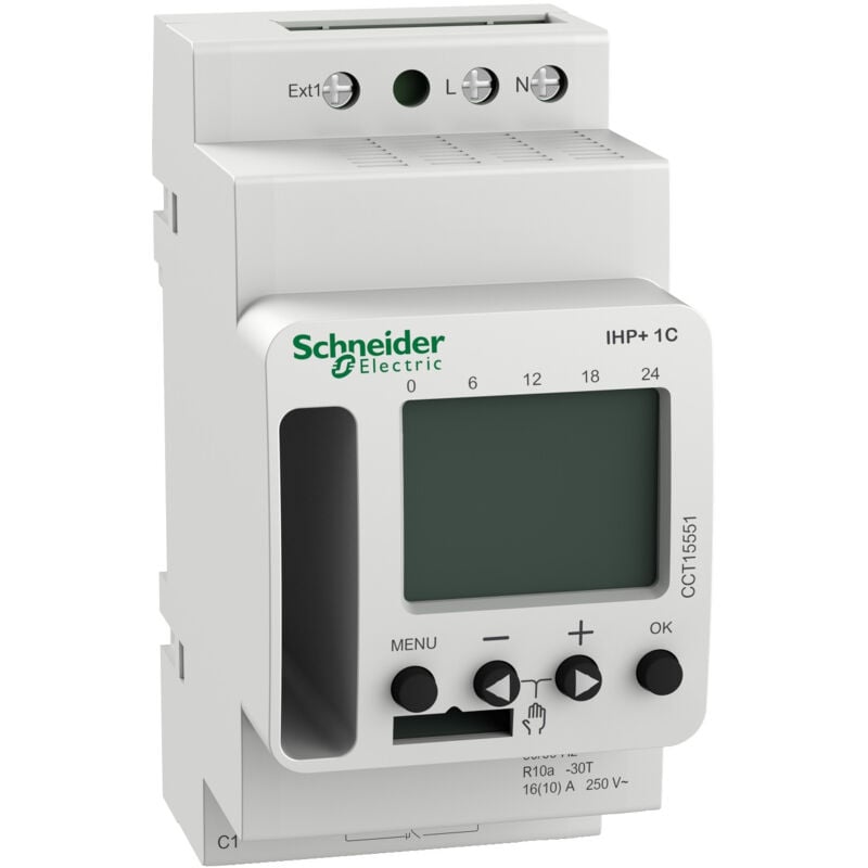 Schneider Electric - Acti9 ihp+ interrupteur horaire programmable 1 canal smart schneider CCT15551