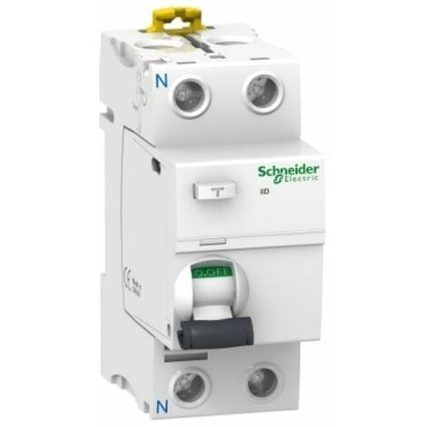 Acti9, iID interrupteur différentiel 2P 25A 30mA type AC - a9r81225