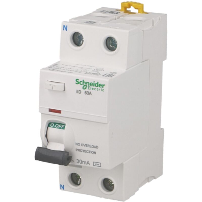 Schneider - Acti9, iID interrupteur différentiel 2P 40A 30mA type ac - A9R41240