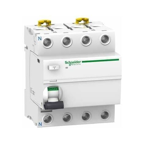 Acti9, iID interrupteur différentiel 4P 40A 100mA type AC - A9R12440