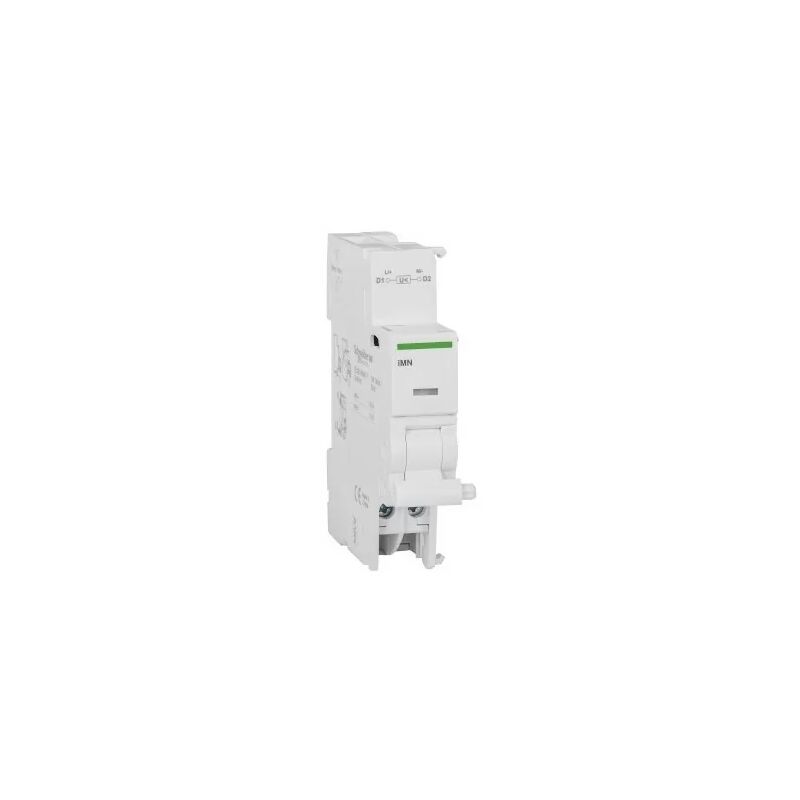 Schneider Electric - Schneider A9A26961 Déclencheur à minimum de tension instantanée iMN - Acti9 - 48VCA/CC - 1 module
