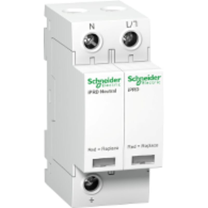 SCHNEIDER ELECTRIC Parafoudre avec report signalisation 65 kA - 1 P+N - Acti9 - iPRD
