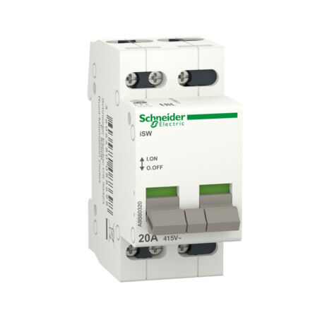 Acti9, iSW interrupteur de commande 3P 20A 415VCA (A9S60320)