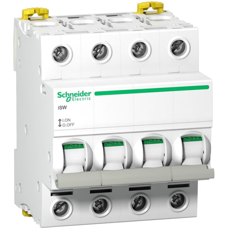 Schneider Electric - Interrupteur sectionneur 4x40 a 415 vac - Acti9 type iSW 440 - Schneider A9S65440