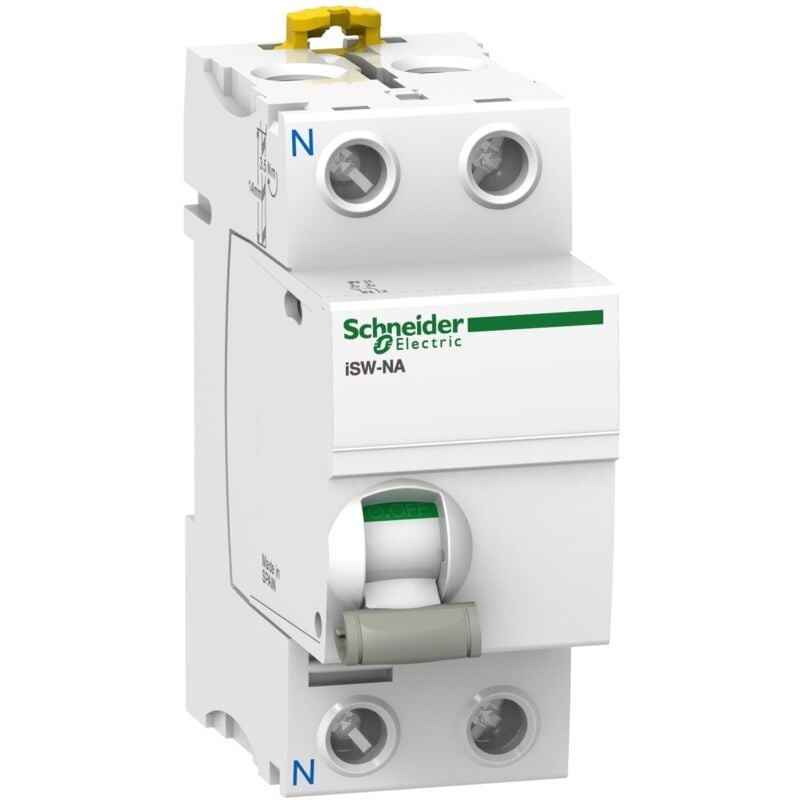 Schneider Electric - A9s70663 Interrupteur Sectionneur Bipolaire 2p 63a Auxiliarisable - 250v - Schneider Isw-na
