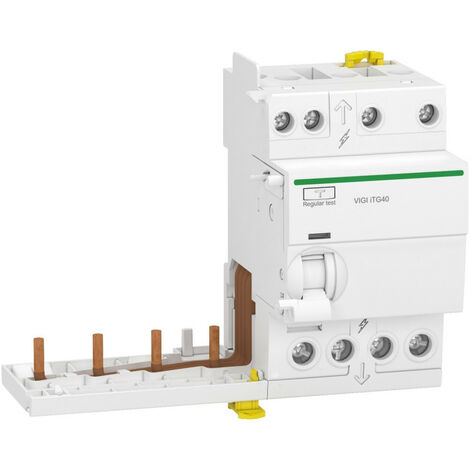 Acti9 iTG40 - module différentiel Vigi tête de groupe - 4P 63A 300mA type A SI (A9Y15463)