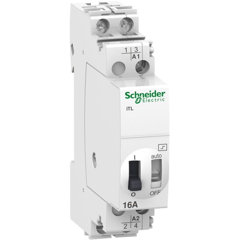 Schneider Electric - Acti9 iTL télérupteur 16A 2NO 12VCA 6VCC 50-60Hz schneider A9C30012
