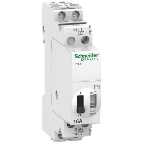 Acti9, iTLs télérupteur avec signal. à distance 16A 1NO 24VCA 12VCC 50-60Hz (A9C32111)