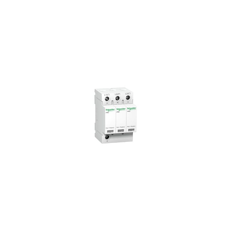 Schneider Electric - Acti9 - parafoudre iPRD 20r - 20kA - 460V - 3P - it avec report de signalisation - A9L20321