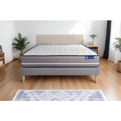 Actiflex pur matratze 160x200cm + Bettgestell mit lattenrost - Dicke : 20cm - Taschenfederkern - H4