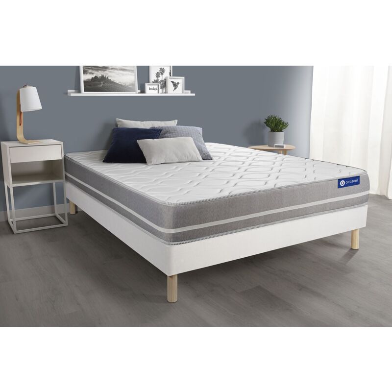 Actiflex touch matratze 120 x 195cm + Bettgestell mit lattenrost , Härtegrad 2 , Taschenfederkern , Höhe : 20 cm