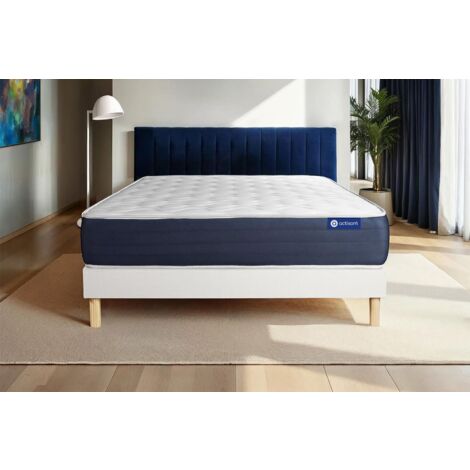 Actilatex sleep matratze 160x200cm + Bettgestell mit lattenrost , Härtegrad 2 , Latex und Memory-Schaum , Höhe : 22 cm
