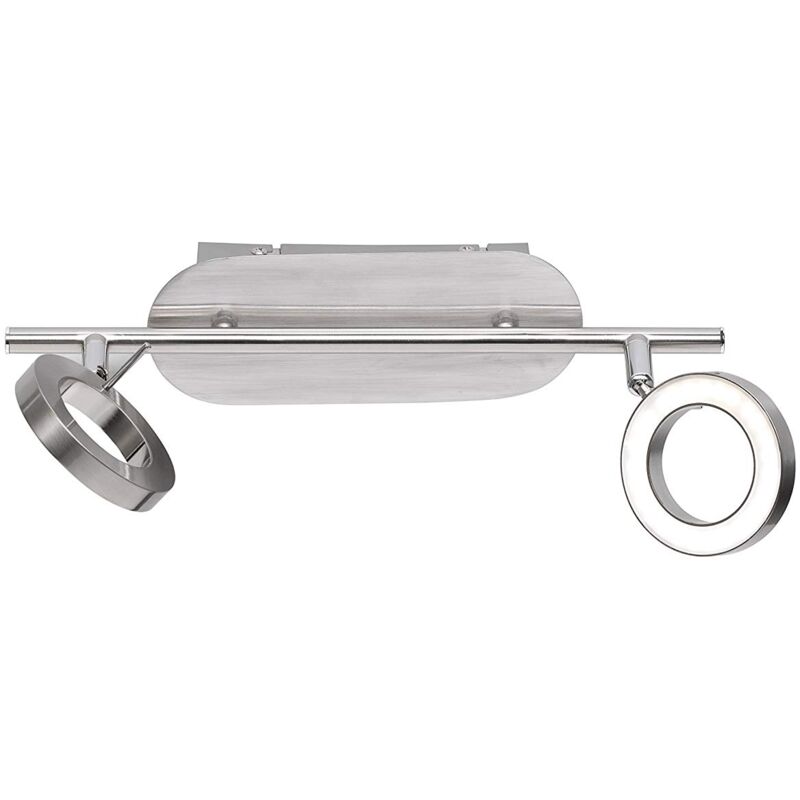 Action, Barra da soffitto a 2 faretti, 5.0 Watt, 360 lumen [Classe di efficienza energetica a+]