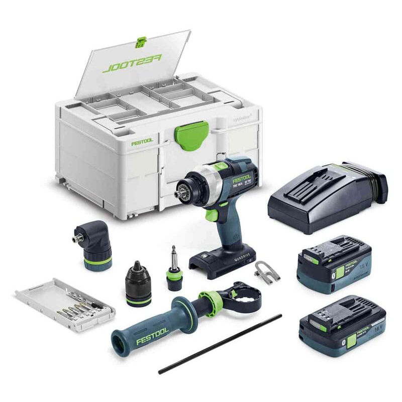 FESTOOL  Perceuse-visseuse sans fil TDC 18/4 5,0/4,0 I-Set - 577612
