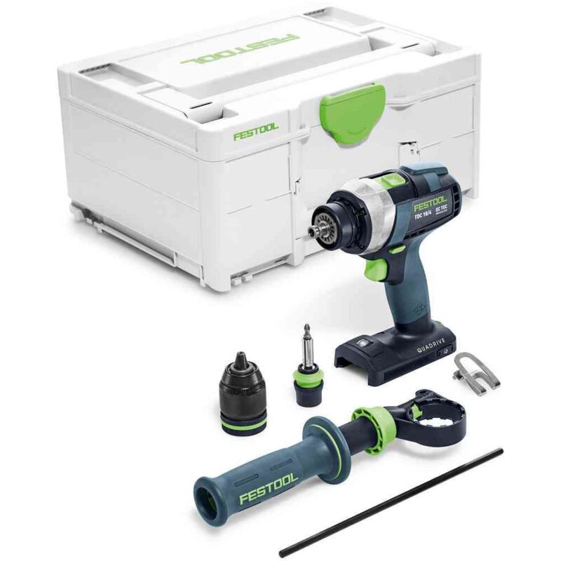 Perceuse-visseuse sans fil tdc 18/4 I-Basic quadrive dans Systainer SYS3 m 187 - Festool