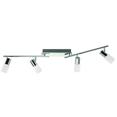 ACTION WOFI - BARRA LED BAS DA SOFFITTO4 LUCI LED 5W 400LUM NICKEL SATINATO
