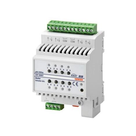 ACTIONNEUR COMM. MOTEUR 4 CANAUX KNX GEWISS GW90857